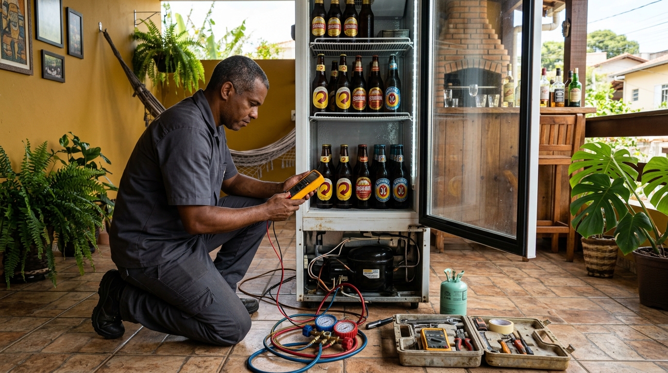Conserto de placa eletrônica de cervejeira em Maceió‑AL